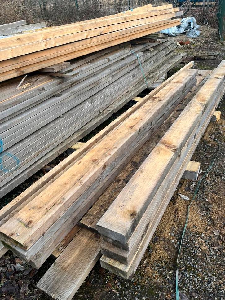 Poutrelles, planches......., Bricolage & Construction, Planches & Dalles, Bois, Enlèvement