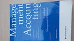 Handboek Management Accounting (twaalfde editie), Ophalen of Verzenden, Zo goed als nieuw, Werner Bruggeman; Patricia Everaert