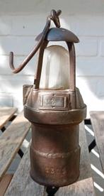 Lampe de mineur au carbure., Antiek en Kunst, Ophalen of Verzenden