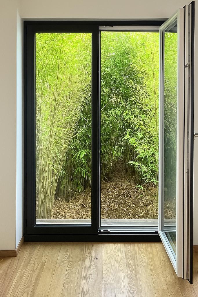 Dubbel raamkozijn met draai-kantelopening, Doe-het-zelf en Bouw, Glas en Ramen, Gebruikt, Gevelraam of Ruit, 160 cm of meer, 120 tot 160 cm