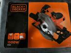 zaagmachine Black & Decker, Doe-het-zelf en Bouw, Black & Decker, 1200 watt of meer, Zo goed als nieuw, Cirkelzaag