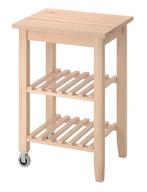 BEKVÄM
Roltafel, berken, 58x50 cm, Ophalen, 50 tot 100 cm, Zo goed als nieuw, Minder dan 100 cm