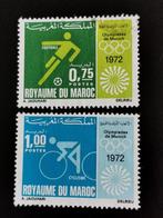 Marokko 1972 - sport - voetbal, wielrennen, Postzegels en Munten, Ophalen of Verzenden, Marokko, Gestempeld