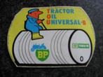 Vintage Sticker Tractor Oil Universal B BP , Ophalen of Verzenden, Nieuw, Auto of Motor