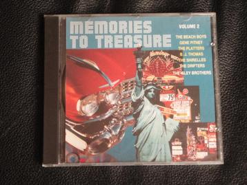 CD Memories To Treasure 2 - PLATTERS/DRIFTERS/ B.J.THOMAS beschikbaar voor biedingen