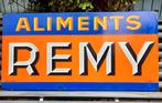 Mooi emaillebord aliments Remy, Ophalen, Gebruikt