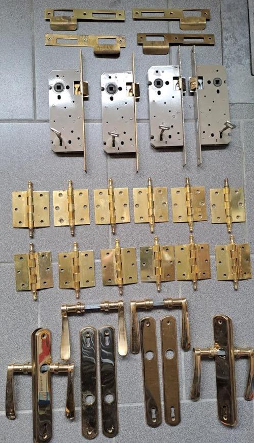 Quincaillerie pour 4 portes, Doe-het-zelf en Bouw, IJzerwaren en Bevestigingsmiddelen, Gebruikt, Ophalen of Verzenden