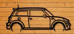 mini cooper metalen wanddecoratie, Hobby en Vrije tijd, Ophalen of Verzenden, Nieuw, Auto