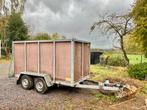 GESLOTEN AANHANGWAGEN REMORQUE GEREMD XXL 3 METER LANG 2 TON, Auto diversen, Aanhangers en Bagagewagens, Ophalen, Zo goed als nieuw