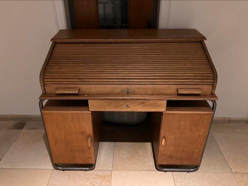 Vintage secretaire met roldeur, Huis en Inrichting, Kasten | Secretaires, Gebruikt, Ophalen