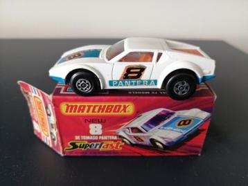 Lesney Matchbox Superfast #8 De Tomaso Pantera in doosje  beschikbaar voor biedingen