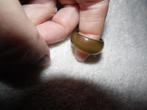 Ring 7, Handtassen en Accessoires, Ringen, Kunststof, Gebruikt, Bruin, Ophalen of Verzenden