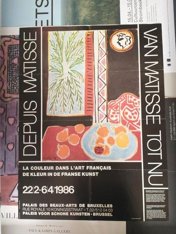 Depuis Matisse 1986 affiche  beschikbaar voor biedingen