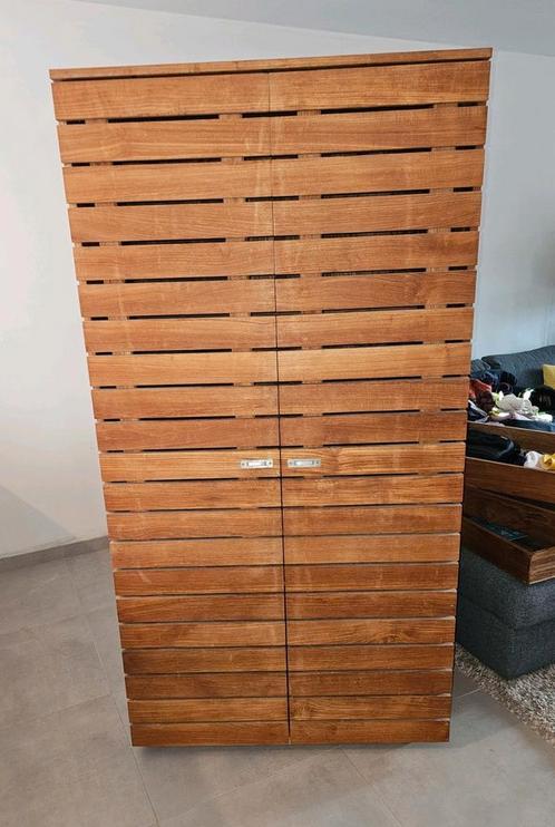 Mooie volhouten(teak) kast/ vestaire..., Huis en Inrichting, Kasten | Ladekasten, Zo goed als nieuw, 150 tot 200 cm, 50 tot 100 cm