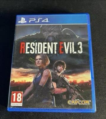 Resident Evil 3 Remake-ps4/ps5- Amazing Condition- beschikbaar voor biedingen