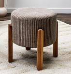 Nieuwe bruine zitkrukken (tabourets)!, Ophalen of Verzenden, Nieuw, Overige materialen