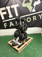 370kg Precor gewichten met plate tree, Ophalen, Zo goed als nieuw