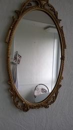 spiegel, Antiek en Kunst, Antiek | Spiegels, Minder dan 100 cm, Minder dan 50 cm, Ophalen of Verzenden, Ovaal