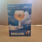 Publicité de table Brigand, Verzamelen, Biermerken, Ophalen of Verzenden, Gebruikt, Reclamebord, Plaat of Schild, Overige merken