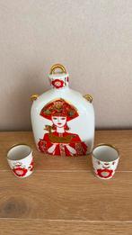 Lomonosov porseleinen karaf en shotglazen set., Enlèvement