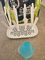 Afdruiprek voor babyflessen en voorraadpot poeder, Ophalen