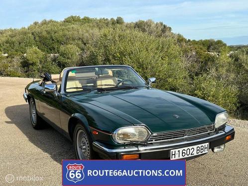 Jaguar XJS V12 Cabriolet | 1990 | Route 66 Auctions, Auto's, Oldtimers, Bedrijf, Te koop, Jaguar, Benzine, Overige carrosserie