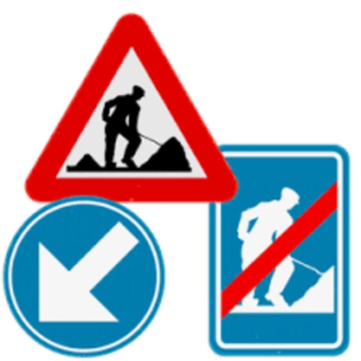 Verkeersborden, Bricolage & Construction, Éclairage de chantier, Utilisé, Enlèvement