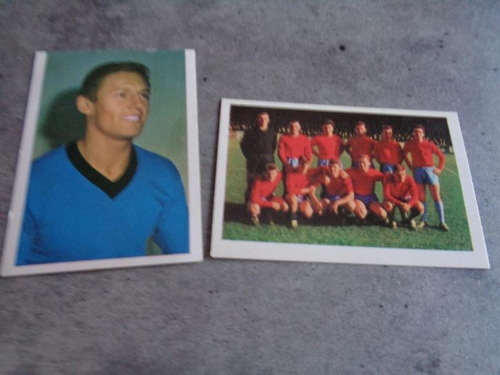 VOETBAL KAARTEN prenten anno 1963 MAPLE LEAF GUM BRUGGE FC, Hobby en Vrije tijd, Stickers en Plaatjes, Zo goed als nieuw, Ophalen of Verzenden