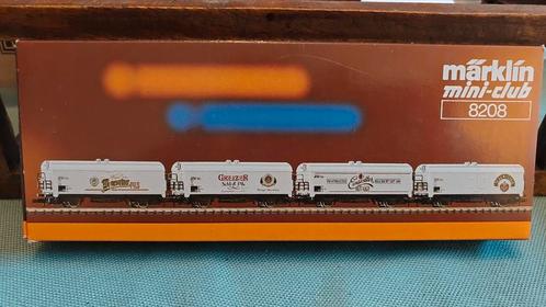 Märklin 8208 Bierwagens set, Hobby en Vrije tijd, Modeltreinen | N-Spoor, Zo goed als nieuw, Wagon, Verzenden
