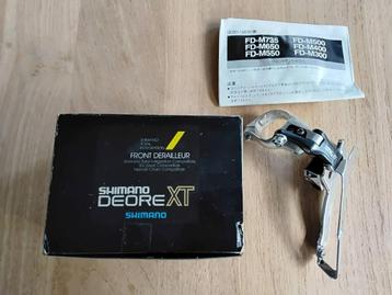 Voorderailleur Shimano Deore XT FD-M735 beschikbaar voor biedingen
