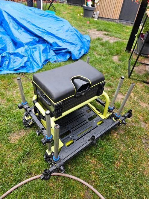 Matrix zitkist met accessoires zie beschrijving, Watersport en Boten, Hengelsport | Witvissen, Zo goed als nieuw, Complete set
