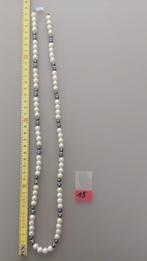 Parelketting Perlas Sureda Manacor Mallorca L38cm, Handtassen en Accessoires, Kettingen, Ophalen of Verzenden, Nieuw, Grijs