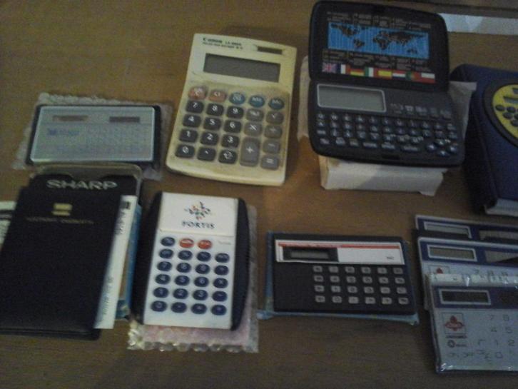 ZAK - en MINI REKENMACHIENES (17 stuks), Verzamelen, Merken en Reclamevoorwerpen, Zo goed als nieuw, Gebruiksvoorwerp, Ophalen of Verzenden