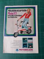Motobecane Moby X1 - publicité papier - 1973, Verzamelen, Ophalen of Verzenden, Gebruikt, Overige typen