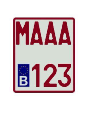 Plaque et supports immatriculation cyclomoteur, Vélos & Vélomoteurs, Cyclomoteurs | Cyclomoteurs de cross, Enlèvement ou Envoi