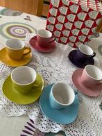 Service à café coloré – 6 tasses & 6 sous-tasses, Enlèvement ou Envoi