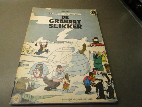 Nero - De granaatslikker - 1957 - 1e druk, Boeken, Stripverhalen, Gelezen, Eén stripboek, Ophalen of Verzenden