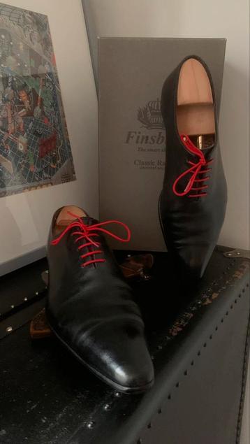 schoenen schoenen Finsbury zwart leer 42 1/2 beschikbaar voor biedingen