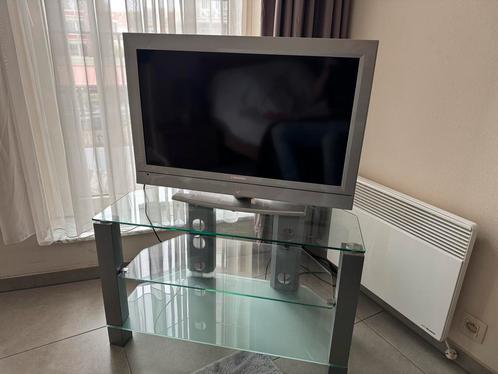 Tv meubel en verre, Huis en Inrichting, Kasten |Televisiemeubels, Zo goed als nieuw, Ophalen