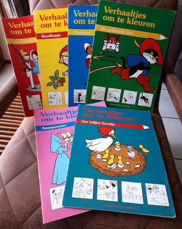 Verhaaltjes om te kleuren - Artis Historia - 4 stuks beschikbaar voor biedingen