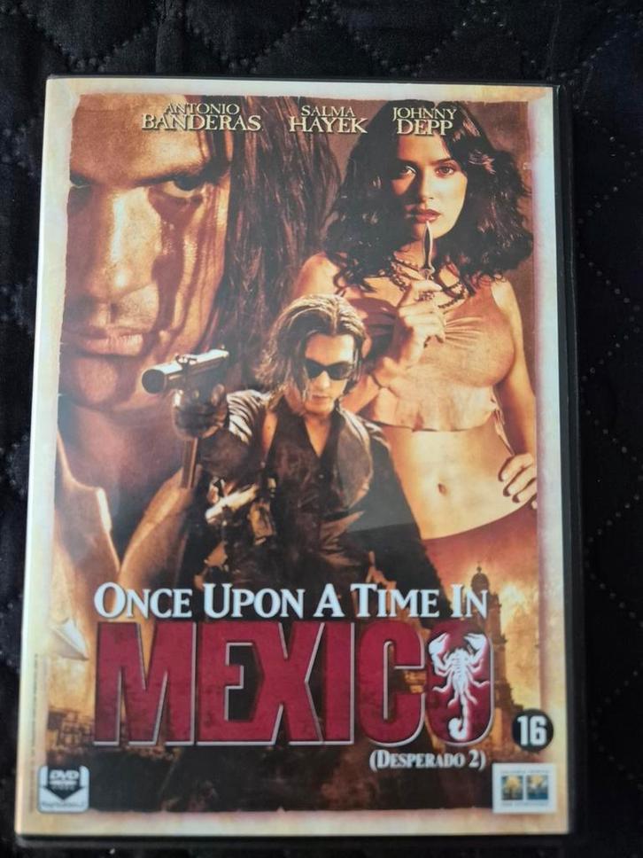 Once upon a Time in Mexico DVD (NL ondertiteling), CD & DVD, DVD | Horreur, Comme neuf, Enlèvement ou Envoi