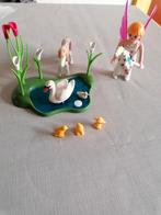 Playmobil 4148 zwanenvijver met elf e.a., Ophalen of Verzenden, Zo goed als nieuw