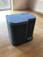 Dubbele pedaalvuilbak, Ophalen, Gebruikt, Kunststof, Met pedaal