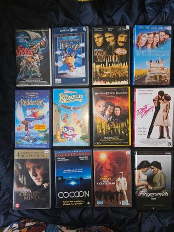 16 VHS films  beschikbaar voor biedingen