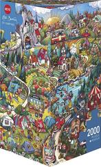 Puzzel 'go camping' Heye 2000 st, Hobby en Vrije tijd, Ophalen of Verzenden, Meer dan 1500 stukjes, Zo goed als nieuw, Legpuzzel