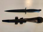SHEFFIELD ENGLAND COMBAT KNIFE in zeer goede staat, Ophalen of Verzenden, Overige soorten, Mes of Dolk