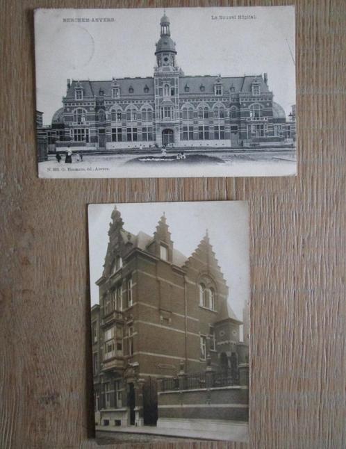 oude postkaarten Berchem - Merksem, Verzamelen, Postkaarten | België, Gelopen, Antwerpen, 1920 tot 1940, Ophalen of Verzenden