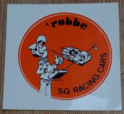 Jean-Pol sticker Robbe SG Racing Cars Kramikske Annie Peter, Verzamelen, Stickers, Zo goed als nieuw, Strip of Tekenfilm, Ophalen of Verzenden