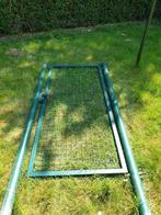 Enkel tuinpoort staal groen, Ophalen, Gebruikt, IJzer, Tuinhek