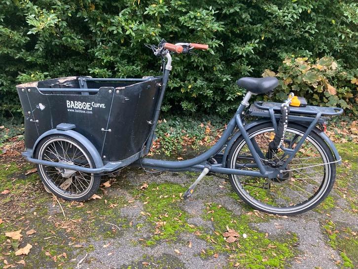 Babboe curve bakfiets, Fietsen en Brommers, Fietsen | Bakfietsen, Gebruikt, Overige merken, 4 kinderen of meer, Elektrisch, Ophalen